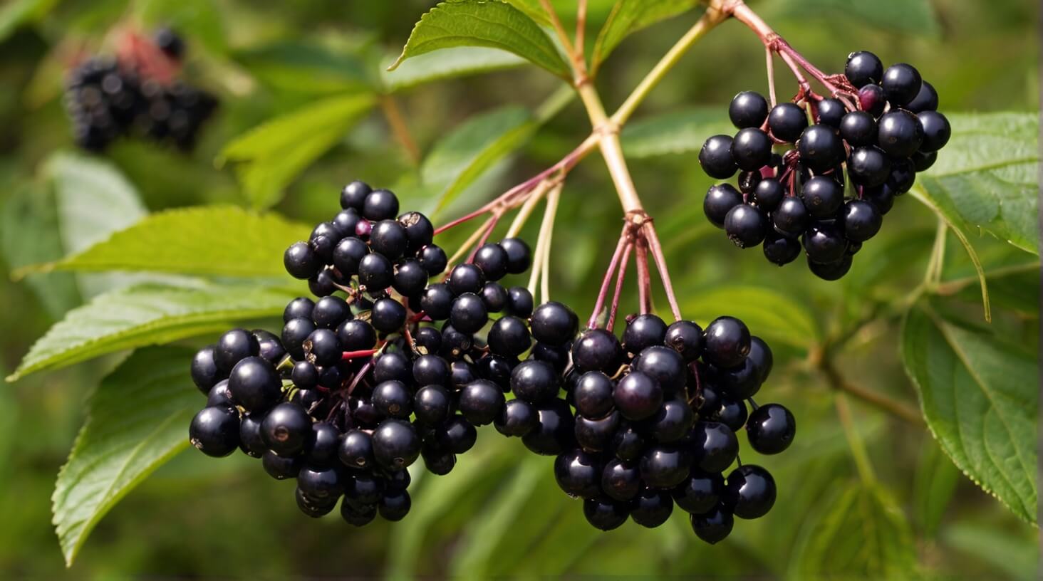 A bowl of fresh elderberries, highlighting the nutritional benefits and potential health advantages of elderberry consumption.