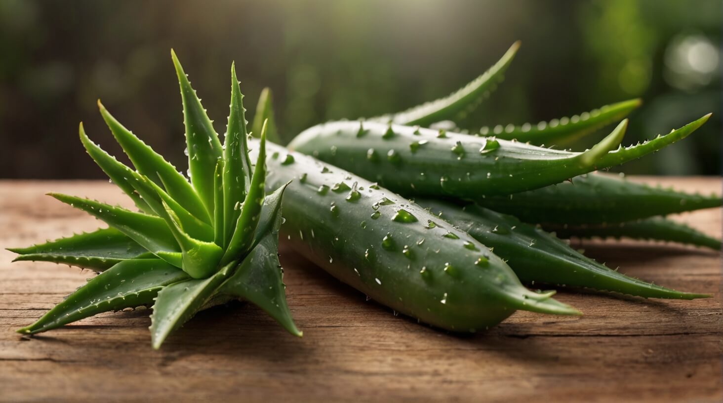 A close-up image of a vibrant aloe vera plant, symbolizing the support it provides to immunity with its natural properties.