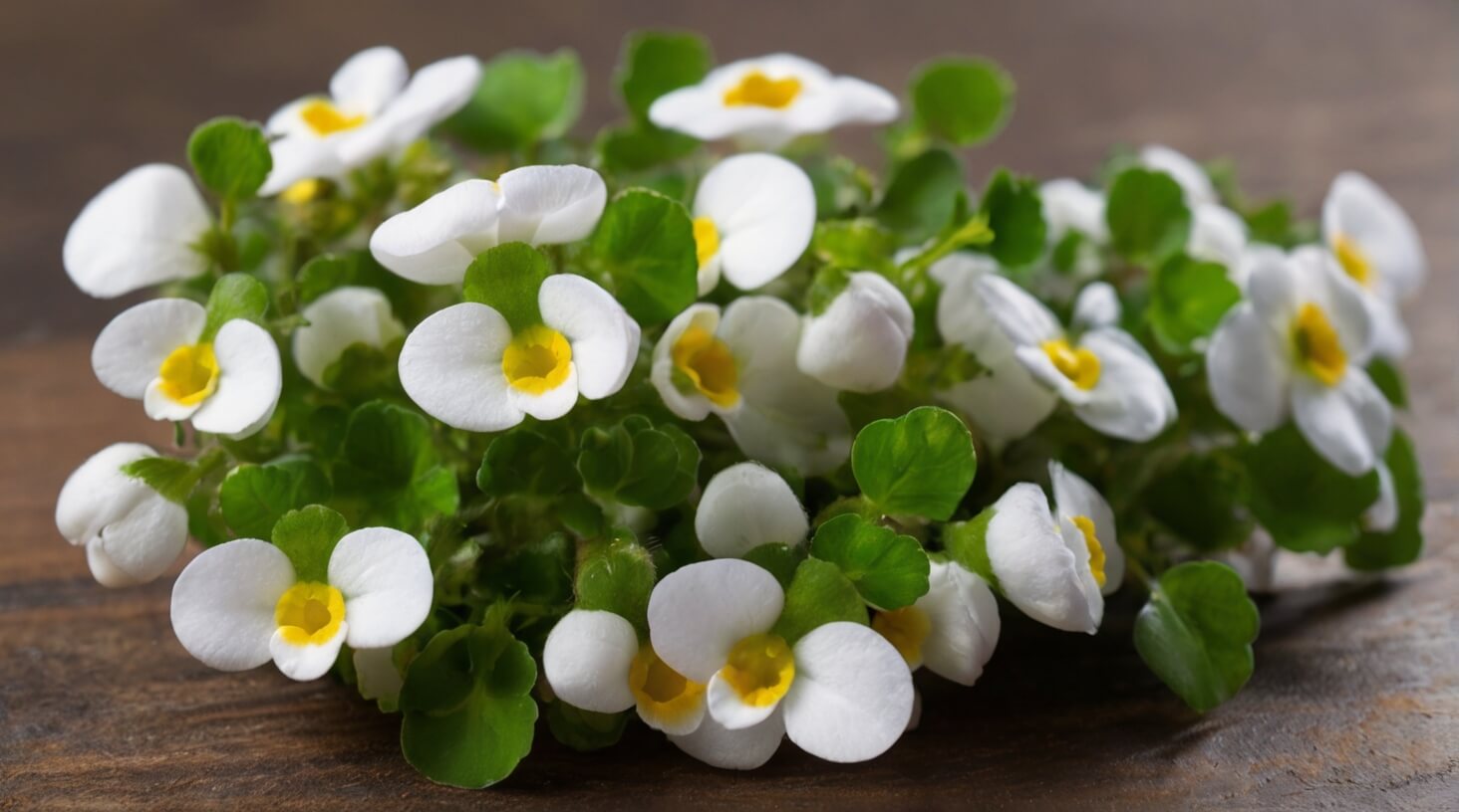 A close-up image of Bacopa Monnieri leaves