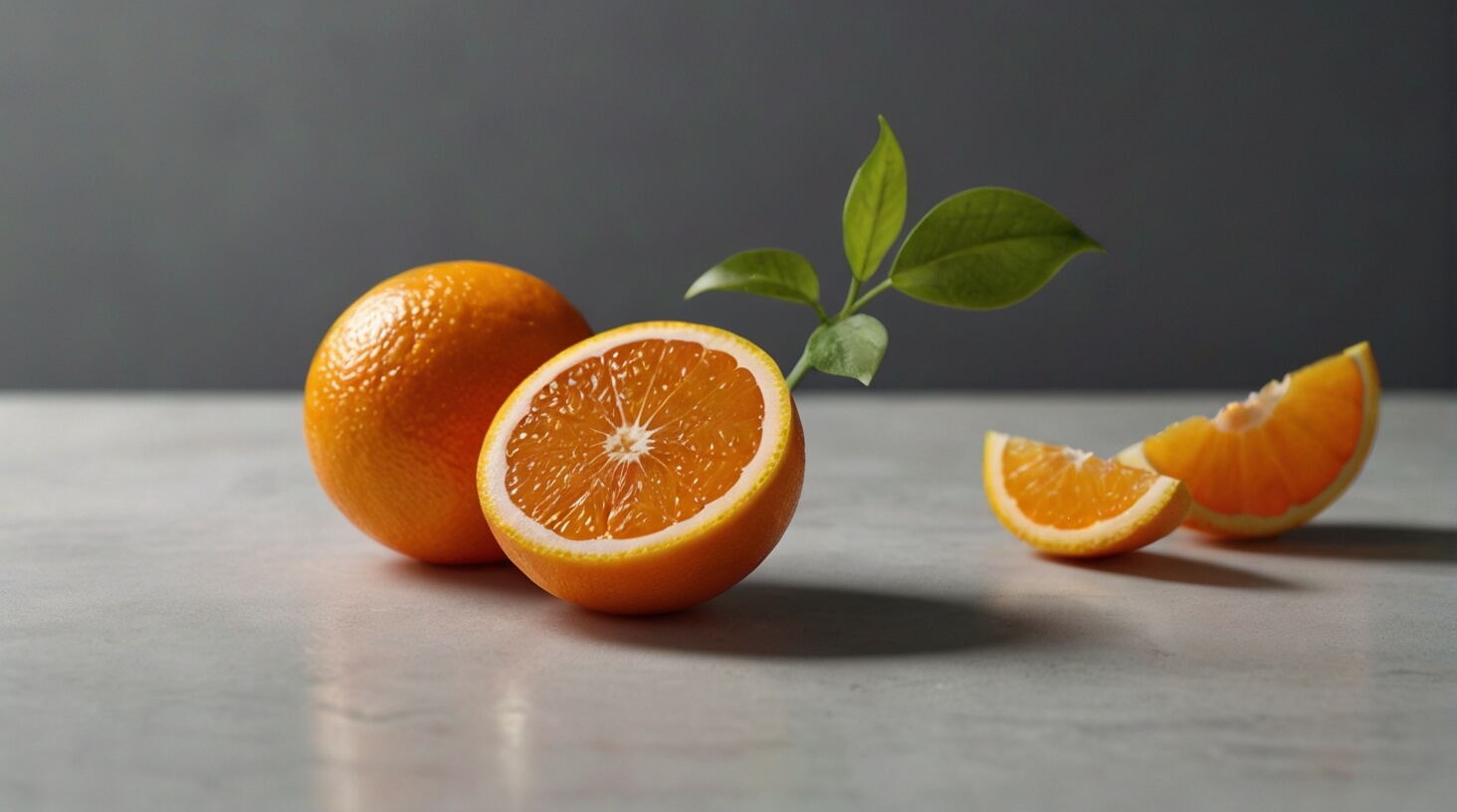 Vitamin C supplements: a close-up view of colorful citrus fruits, rich in immune-boosting nutrients.