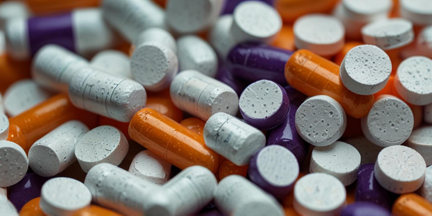 Close-up of antiviral medication pills, showcasing their impact on viral infections.